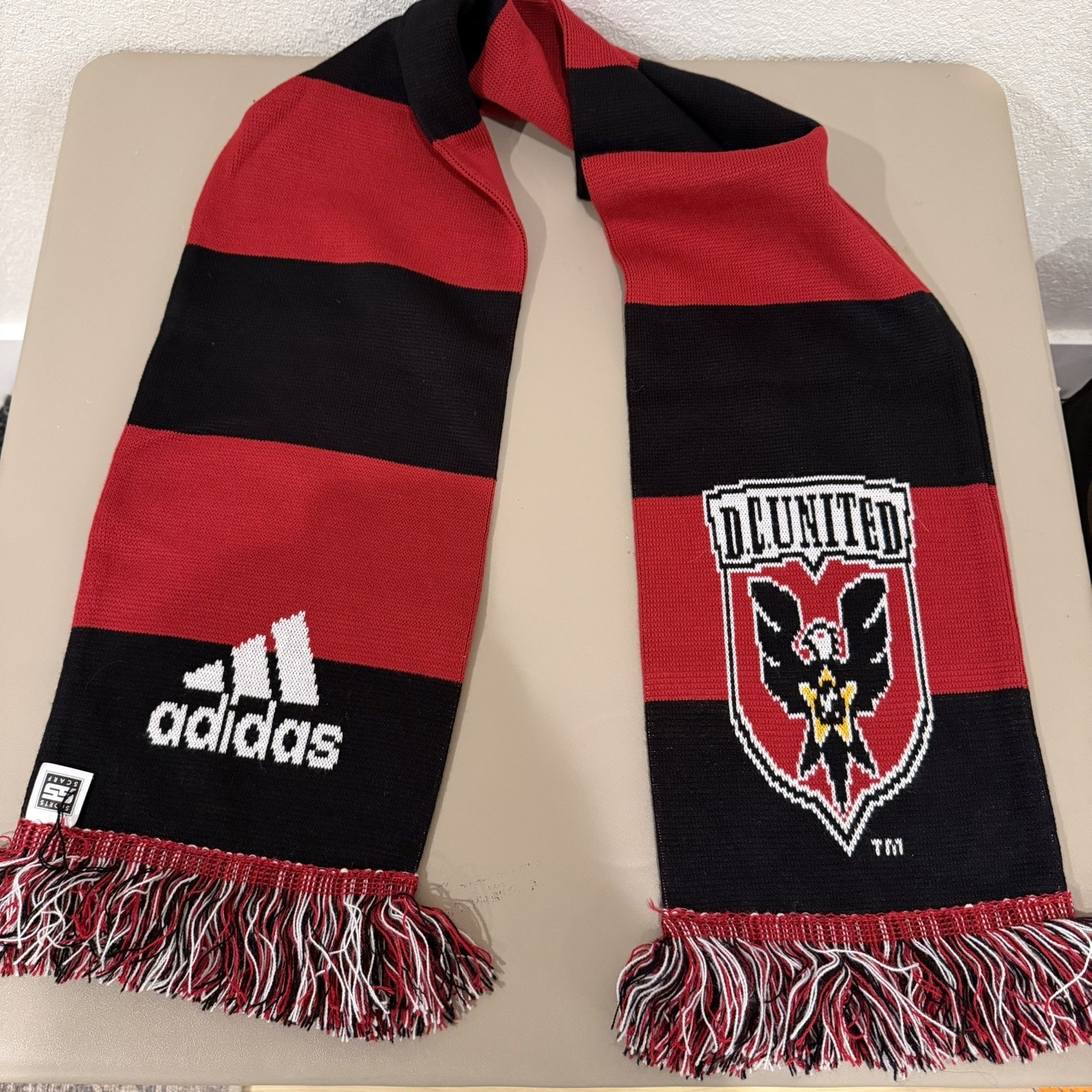 Dc United Old Logo 3 Stars Scarf Mls Barra Brava Screaming Eagles 20$